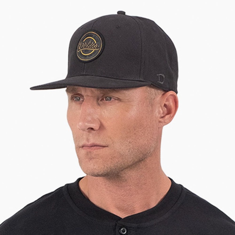 Black Men's Dickies Flat Bill Duck Cap | ECM750491