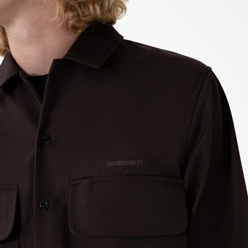 Black Men's Dickies Highsnobiety & Service Shirt | HBT084317