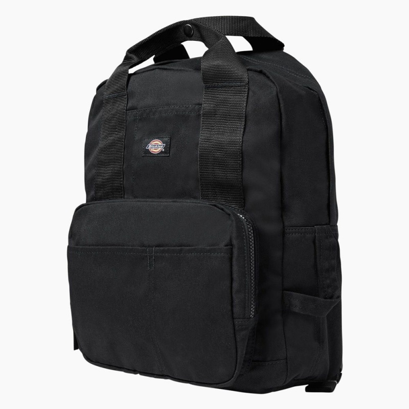 Black Men's Dickies Lisbon Backpack | BJL584267