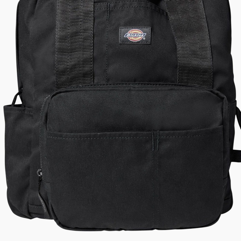 Black Men's Dickies Lisbon Backpack | BJL584267