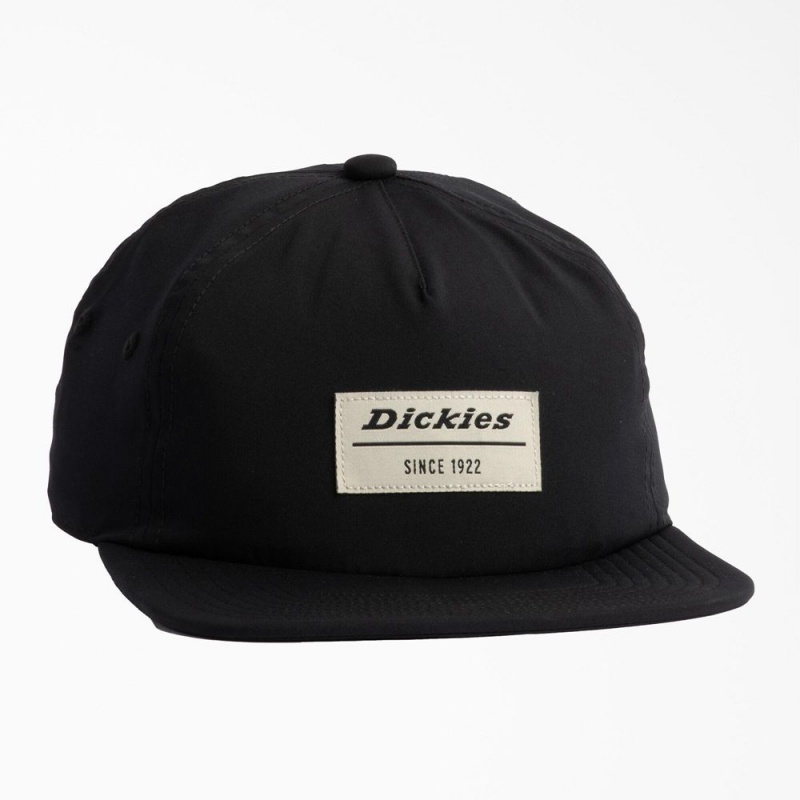 Black Men\'s Dickies Low Pro Athletic Cap | UQB129653