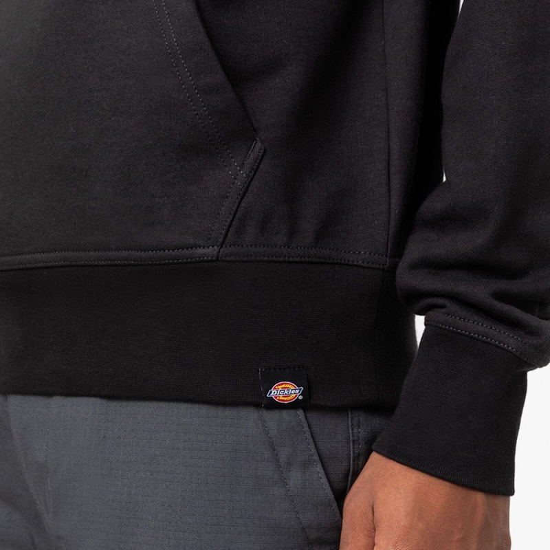 Black Men's Dickies Marbury Graphic Hoodie | QLM073129