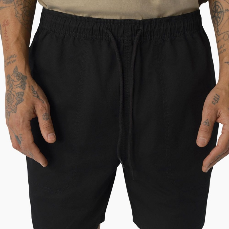 Black Men's Dickies Pelican Rapids Relaxed Fit Shorts | KSC916427