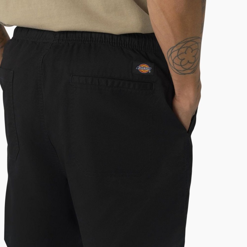 Black Men's Dickies Pelican Rapids Relaxed Fit Shorts | KSC916427