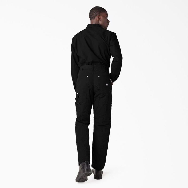 Black Men's Dickies Premium Collection Quilted Utility Pants | EYR518307