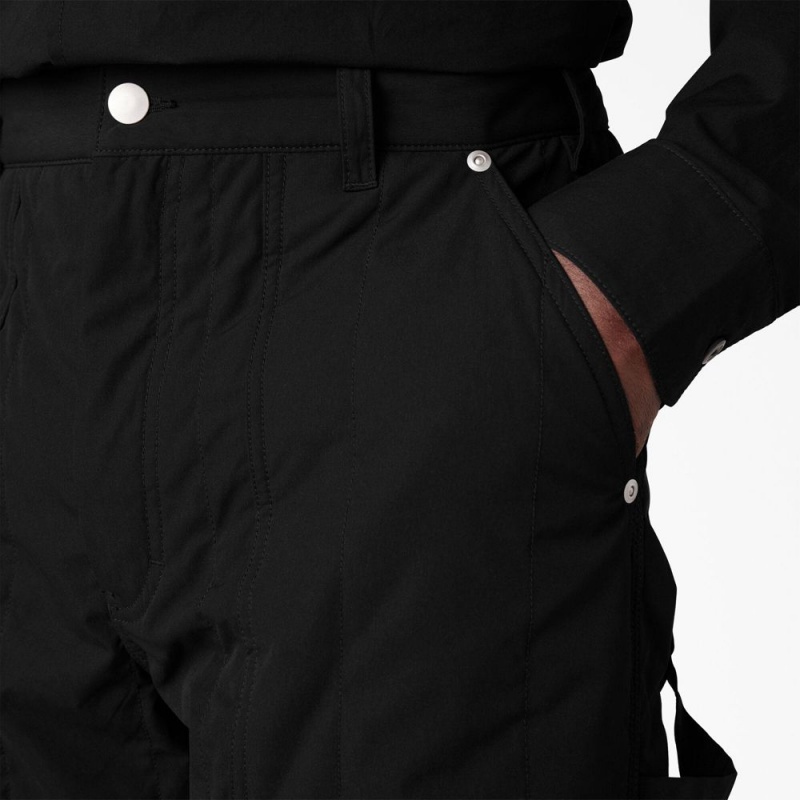 Black Men's Dickies Premium Collection Quilted Utility Pants | EYR518307