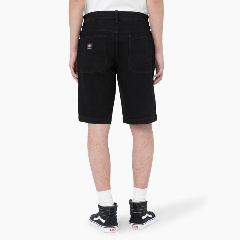 Black Men's Dickies Skateboarding Loose Fit Wingville Shorts | OYL675439