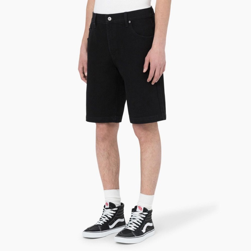 Black Men's Dickies Skateboarding Loose Fit Wingville Shorts | OYL675439