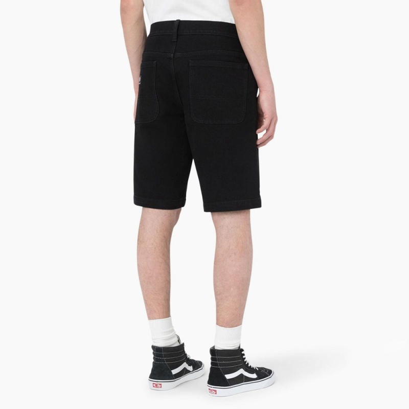 Black Men's Dickies Skateboarding Loose Fit Wingville Shorts | OYL675439