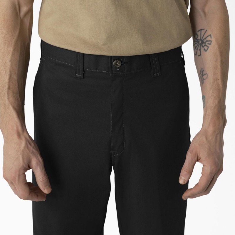 Black Men's Dickies Skateboarding Regular Fit Double Knee Pants | SCP653812