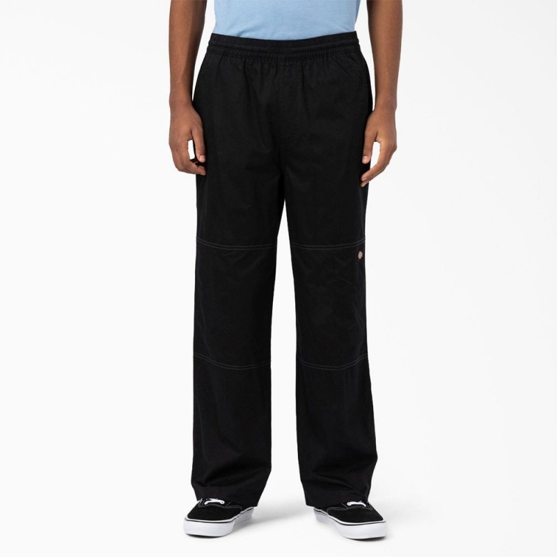 Black Men\'s Dickies Skateboarding Summit Relaxed Fit Chef Pants | YJU547961