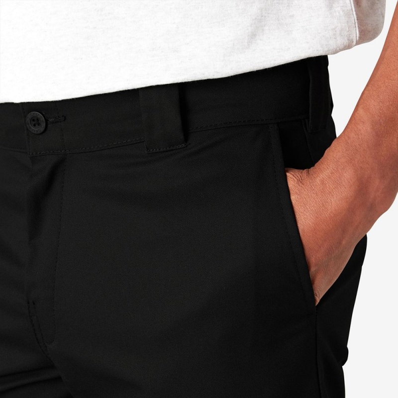 Black Men's Dickies Slim Fit Cargo Pants | CMK124083