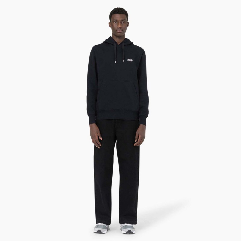 Black Men's Dickies Summerdale Hoodie | NKU607245