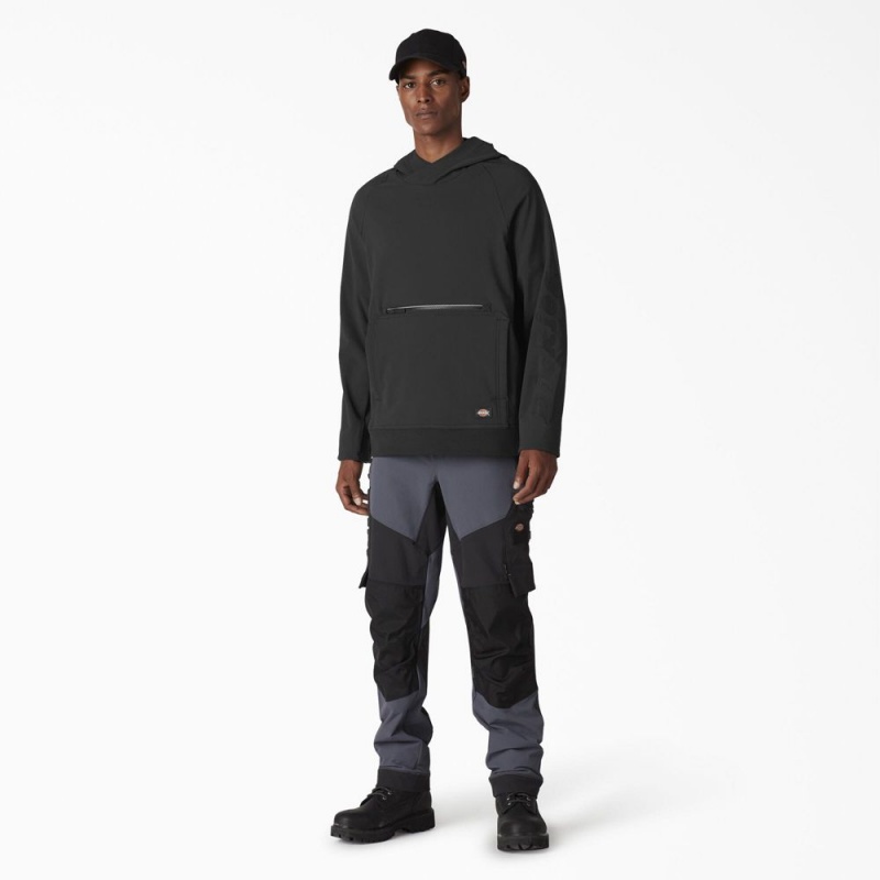 Black Men's Dickies Ultimate ProTect Hoodie | GOU894063