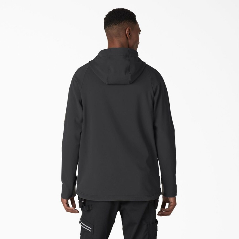 Black Men's Dickies Ultimate ProTect Zip Hoodie | DKI485021