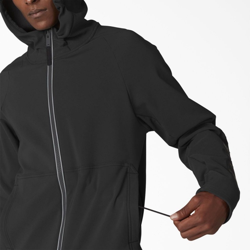 Black Men's Dickies Ultimate ProTect Zip Hoodie | DKI485021