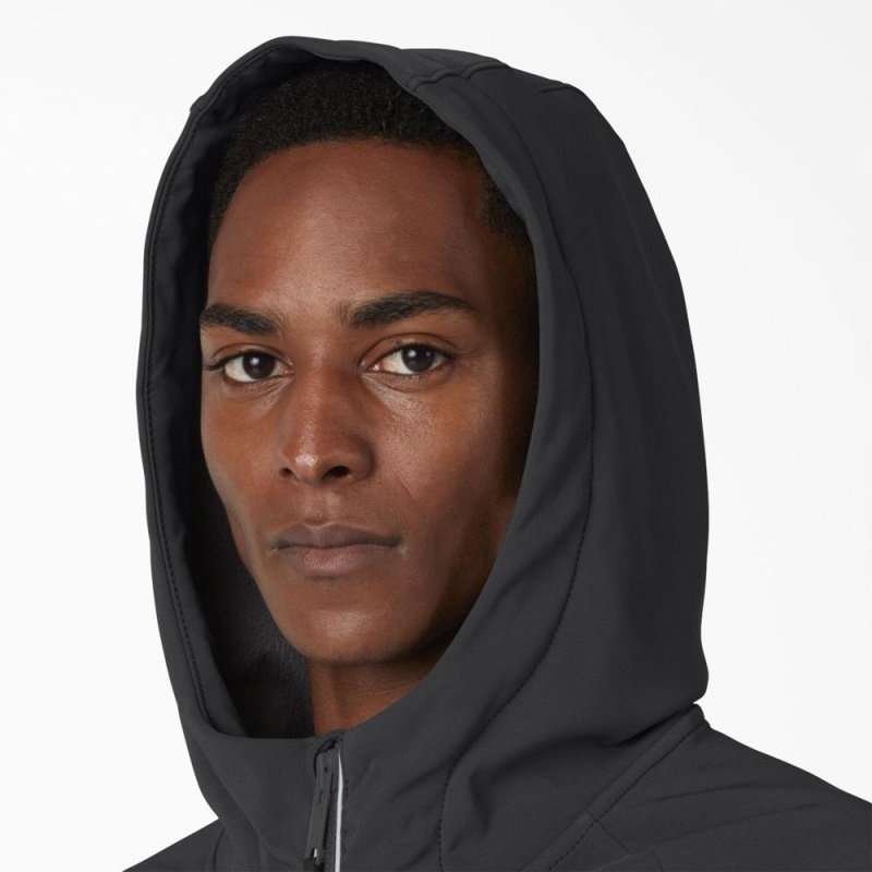 Black Men's Dickies Ultimate ProTect Zip Hoodie | DKI485021