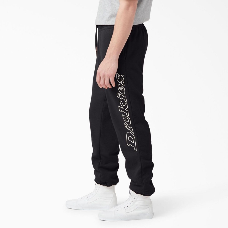 Black Men's Dickies Uniontown Regular Fit Sweat Pants | CZO476952