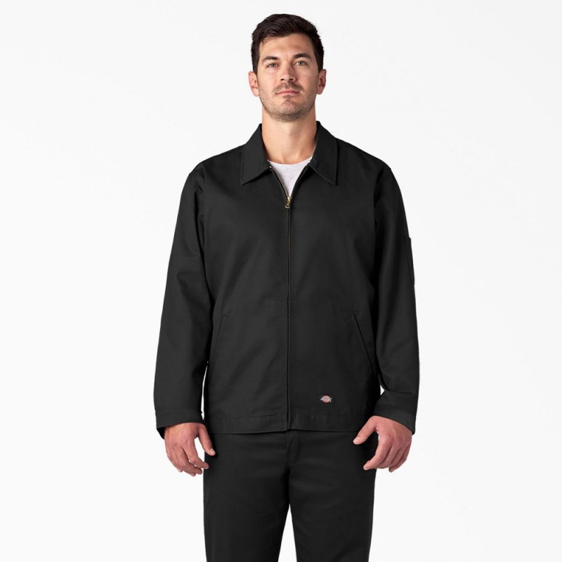 Black Men's Dickies Unlined Eisenhower Jacket | VPD264185