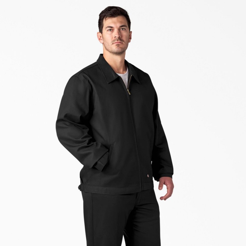 Black Men's Dickies Unlined Eisenhower Jacket | VPD264185