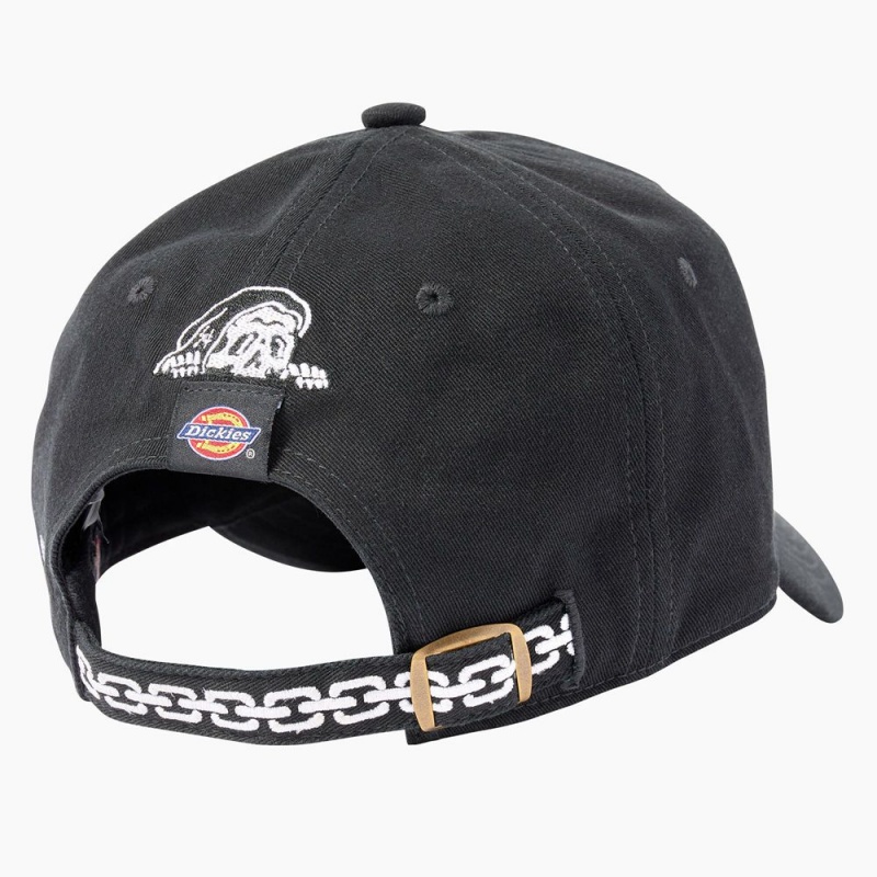 Black Men's Dickies x Lurking Class Curved Bill Hat | KJF531982