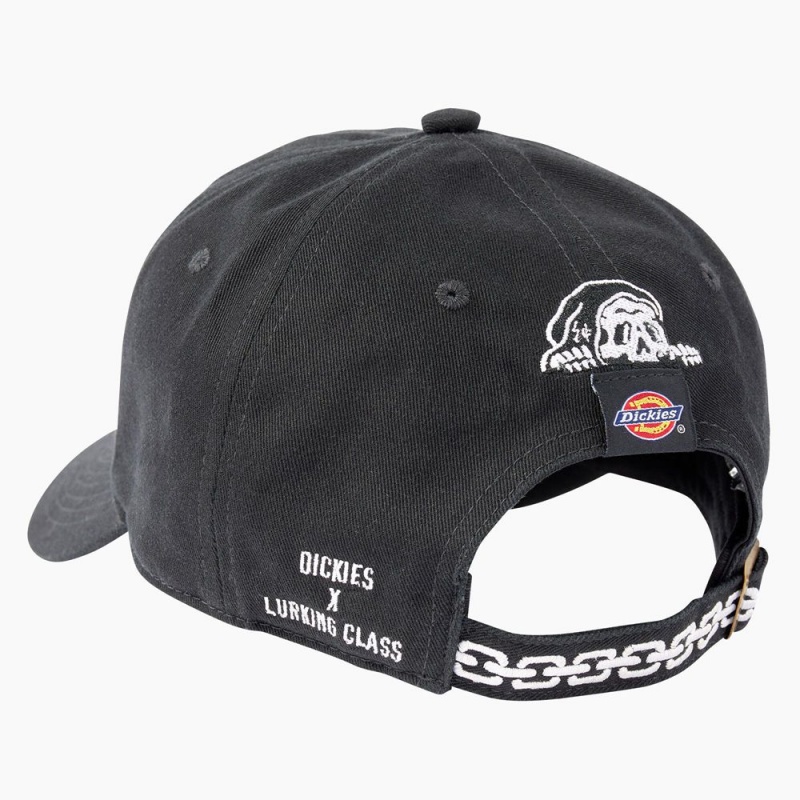 Black Men's Dickies x Lurking Class Curved Bill Hat | KJF531982