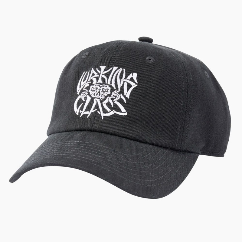 Black Men\'s Dickies x Lurking Class Curved Bill Hat | KJF531982