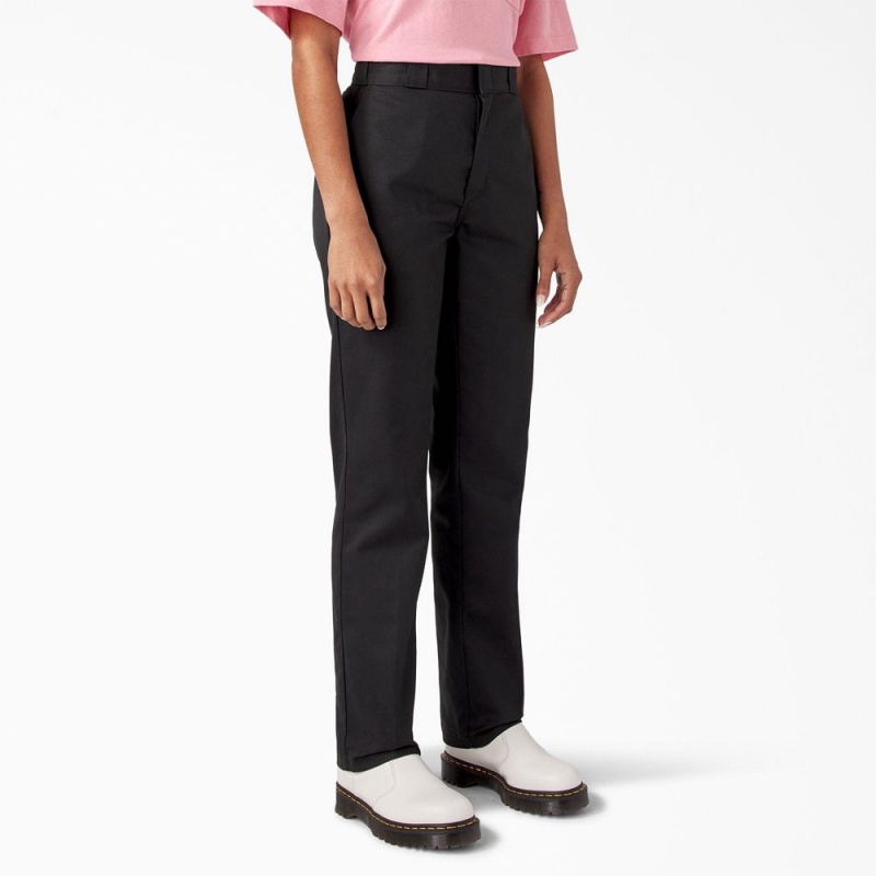 Black Women's Dickies Breast Cancer Awareness 874® Work Pants | HZC158203