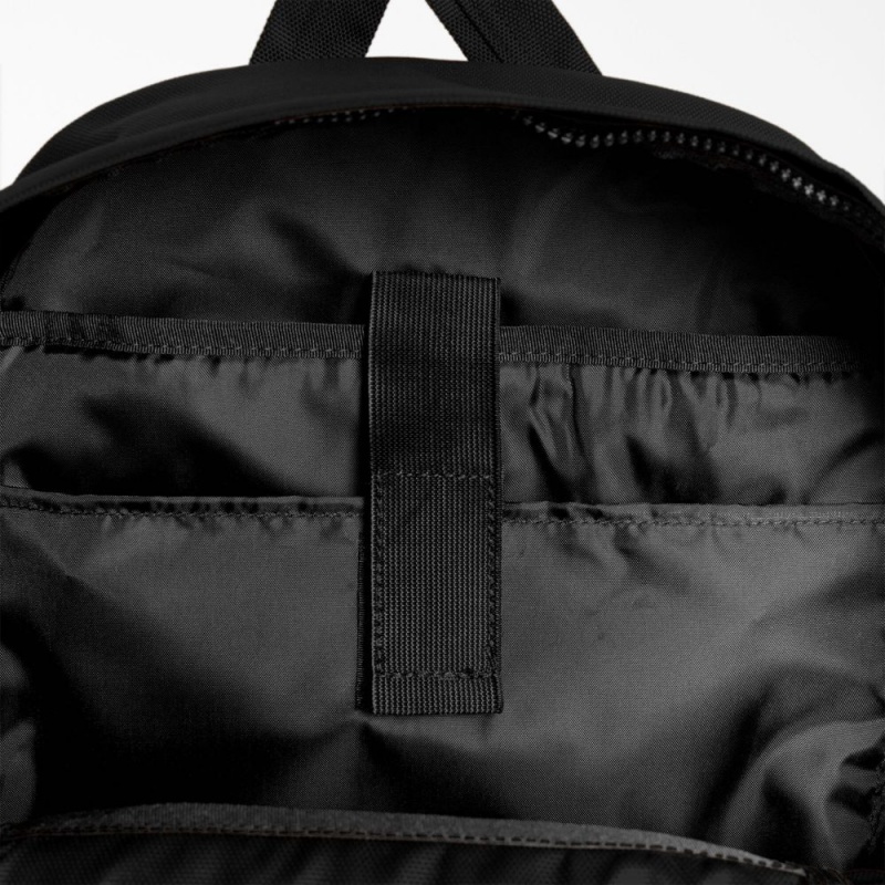 Black Women's Dickies Double Pocket Backpack | IPH209814