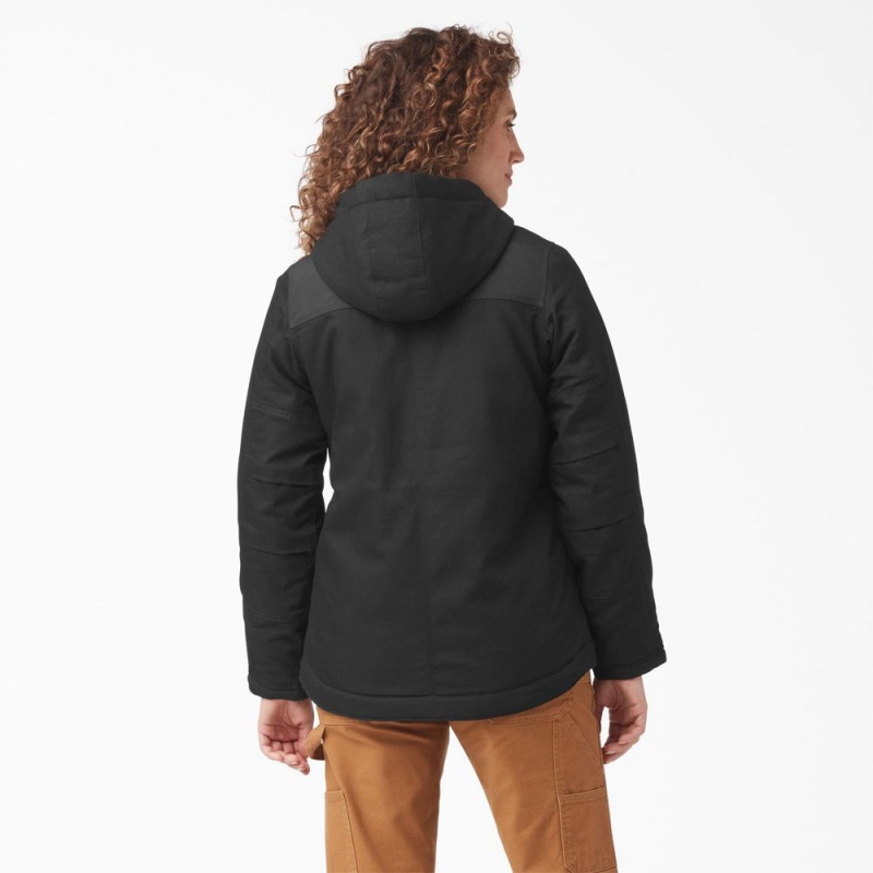 Black Women's Dickies DuraTech Renegade Insulated Jacket | KVW208419