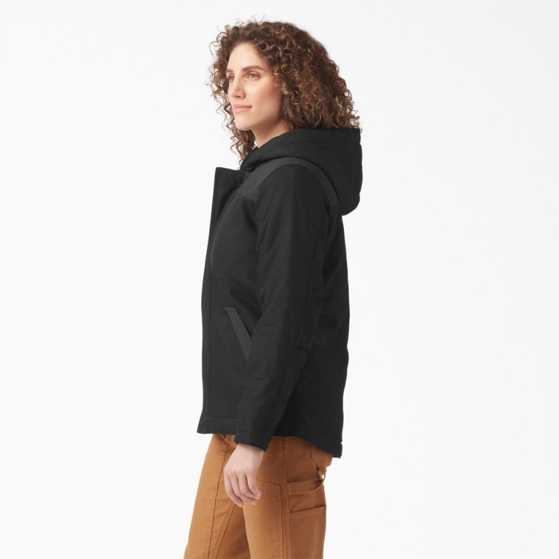 Black Women's Dickies DuraTech Renegade Insulated Jacket | KVW208419