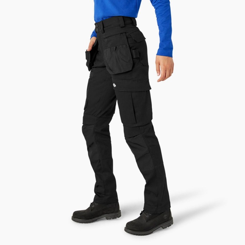 Black Women's Dickies Holster Work Pants | ILY679204