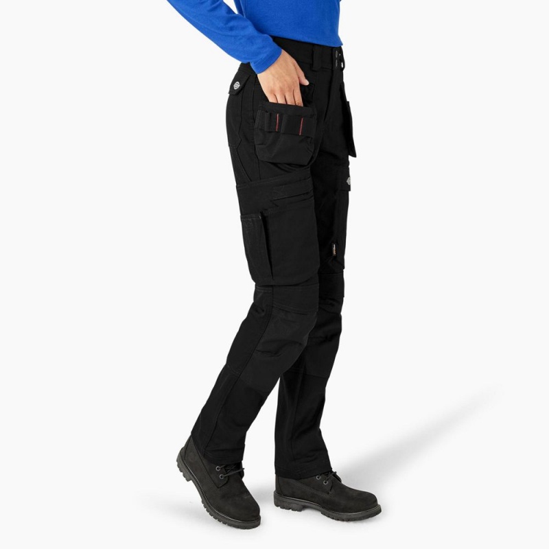 Black Women's Dickies Holster Work Pants | ILY679204