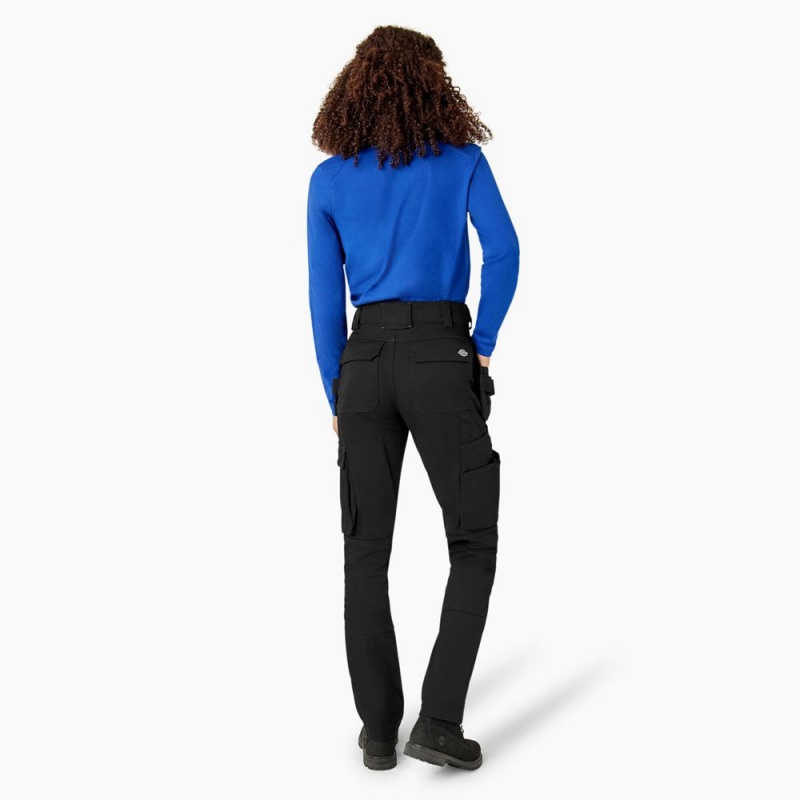 Black Women's Dickies Holster Work Pants | ILY679204