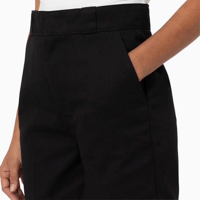 Black Women's Dickies Phoenix Shorts | IHM820174