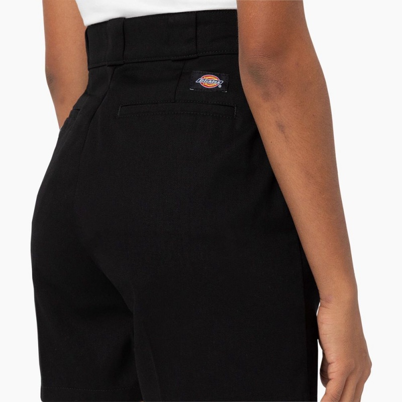 Black Women's Dickies Phoenix Shorts | IHM820174