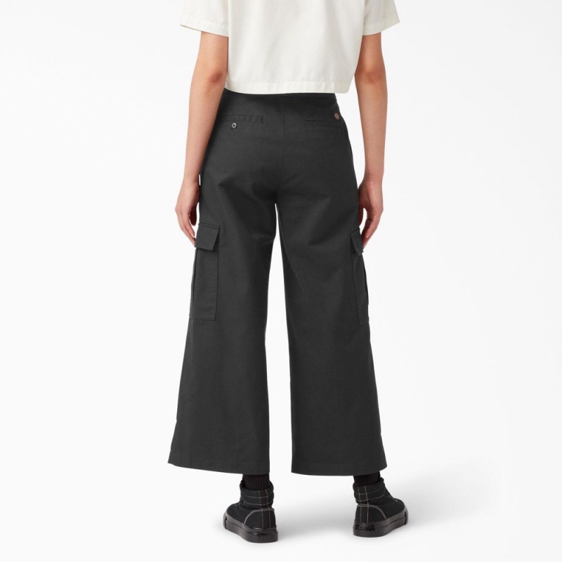 Black Women's Dickies Regular Fit Cargo Pants | CYI853704