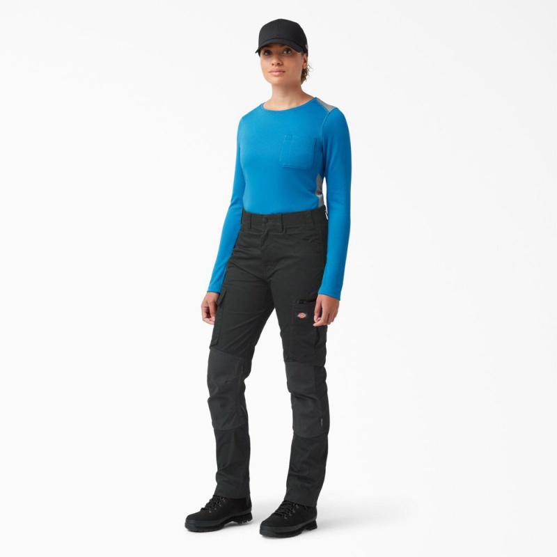 Black Women's Dickies Temp-iQ® 365 Pants | OXV139086