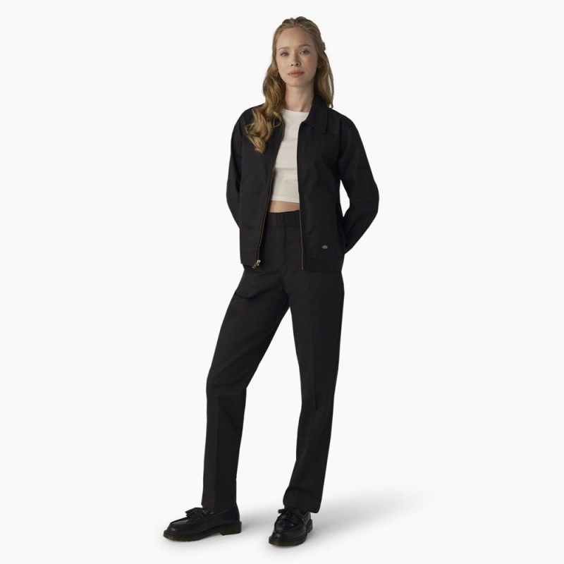 Black Women's Dickies Unlined Eisenhower Jacket | BGQ716934