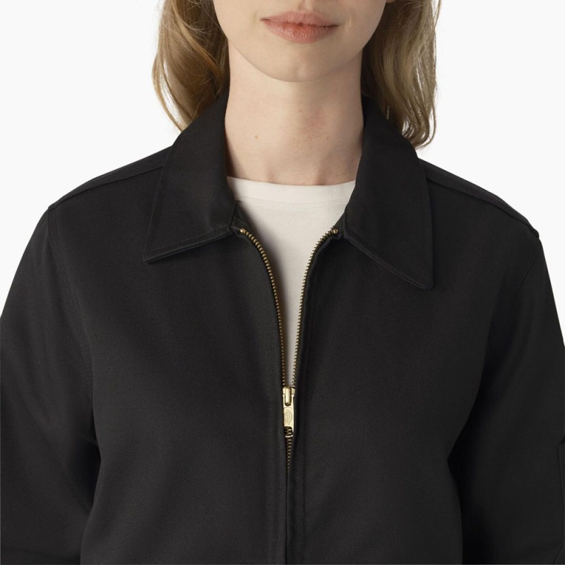 Black Women's Dickies Unlined Eisenhower Jacket | BGQ716934