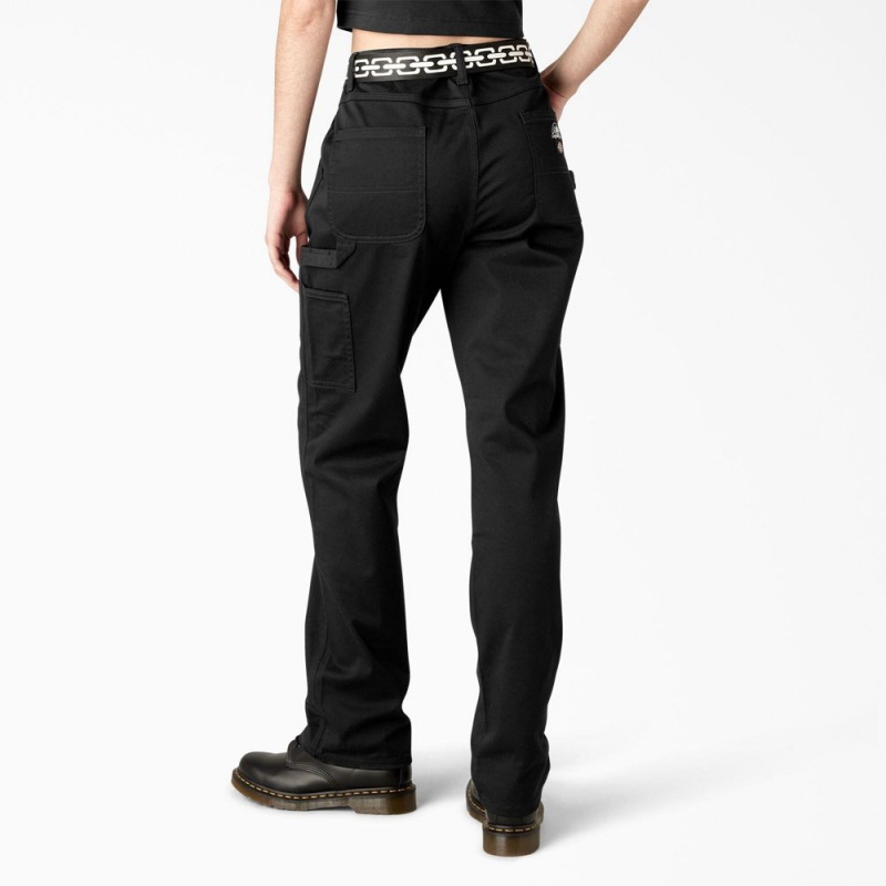 Black Women's Dickies x Lurking Class Relaxed Fit Pants | JBR869041