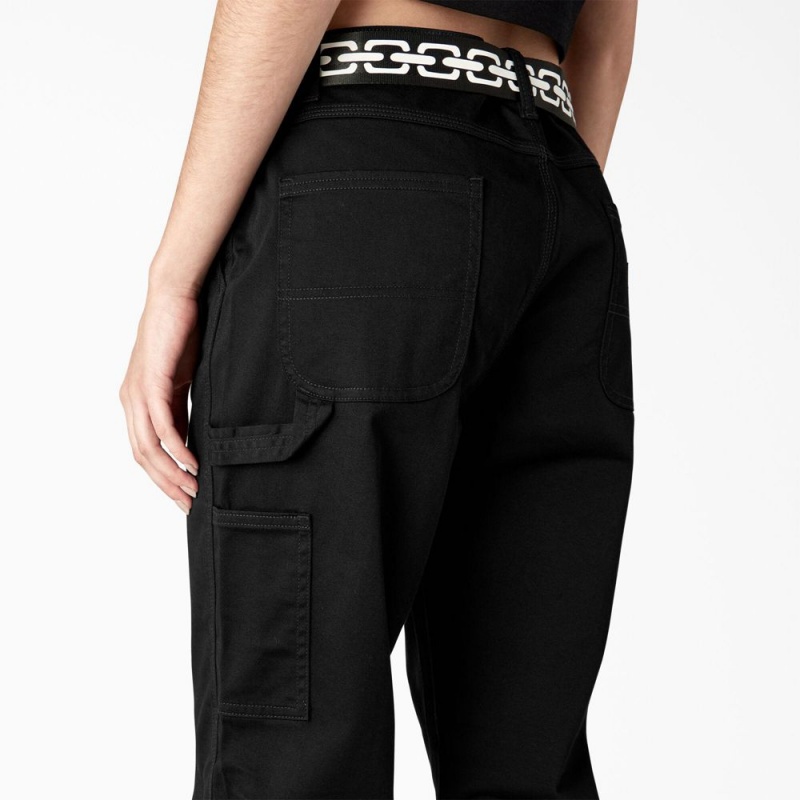 Black Women's Dickies x Lurking Class Relaxed Fit Pants | JBR869041