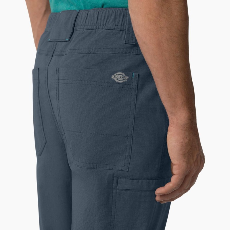 Blue Men's Dickies Cooling Regular Fit Ripstop Cargo Pants | UDF421350