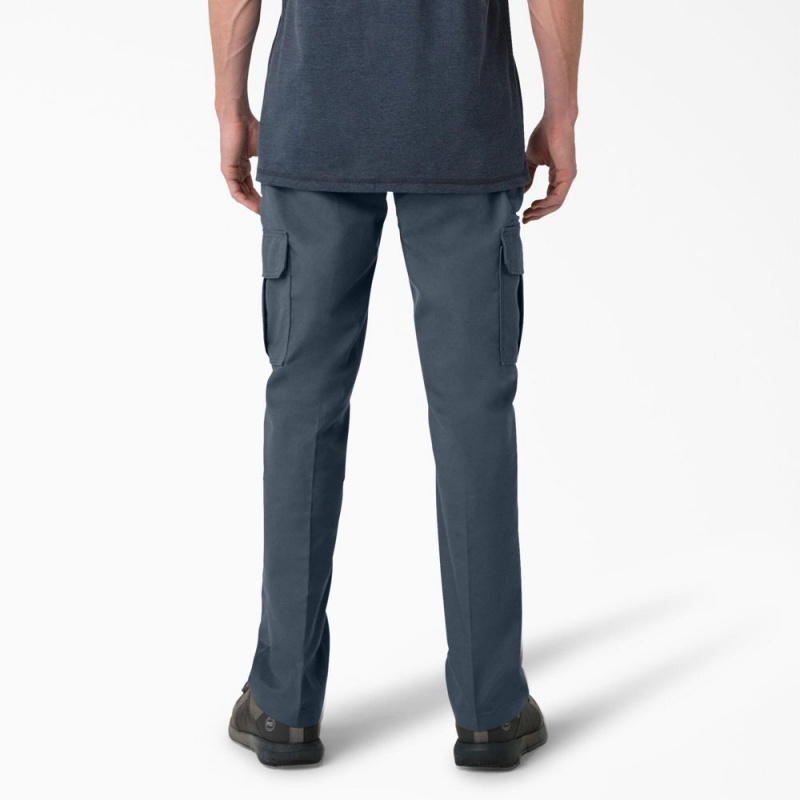 Blue Men's Dickies FLEX Regular Fit Cargo Pants | SKT465723