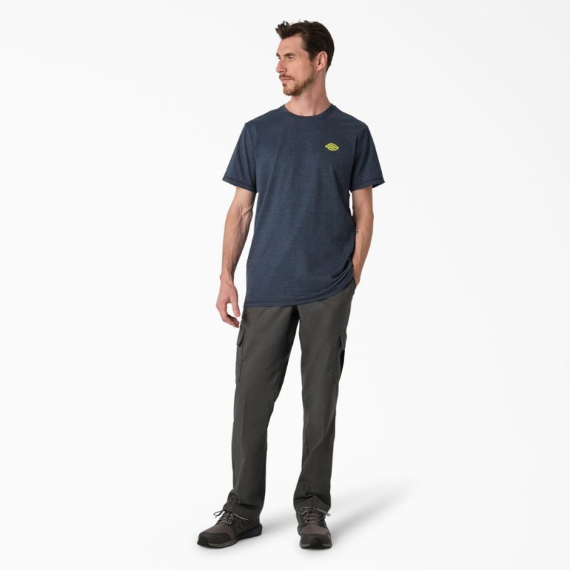 Blue Men's Dickies FLEX Regular Fit Cargo Pants | SKT465723