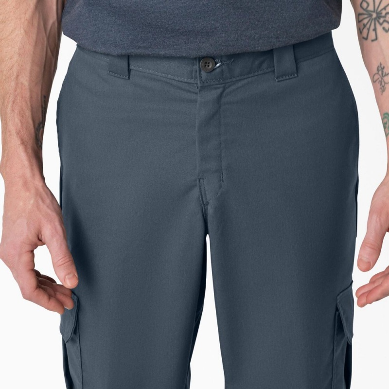 Blue Men's Dickies FLEX Regular Fit Cargo Pants | SKT465723