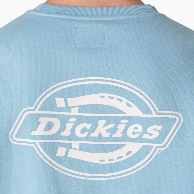 Blue Men's Dickies Holtville Sweatshirt | ZPC827193