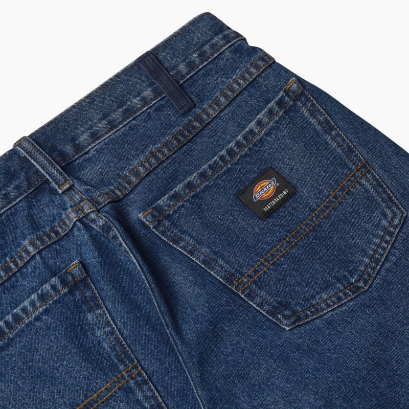 Blue Men's Dickies Jake Hayes Relaxed Fit Jeans | NPM604579