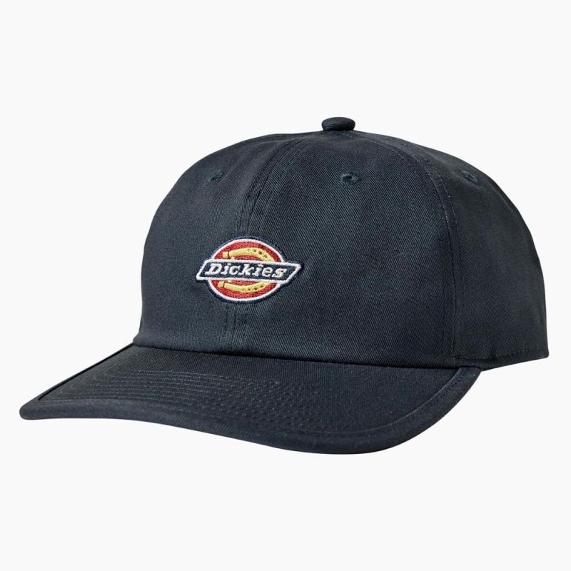 Blue Men's Dickies Low Pro Logo Dad Hat | GJO657241