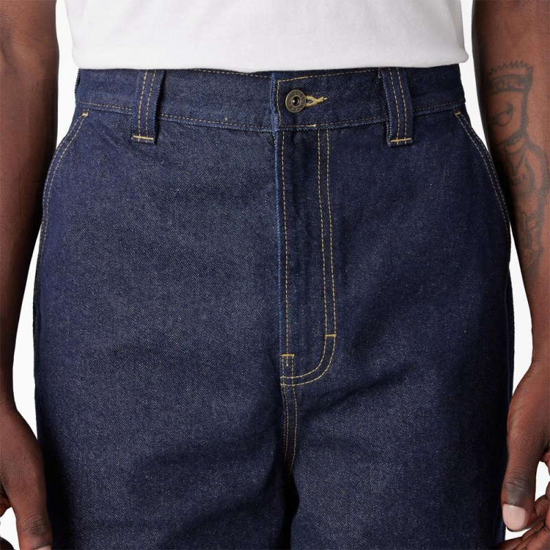 Blue Men's Dickies Madison Loose Fit Jeans | DFZ651098